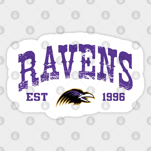 Ravens Football Sticker by apparel-art72